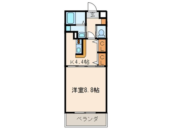 オリエンス小牧の物件間取画像